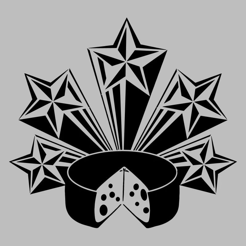 Cheese radiating stars