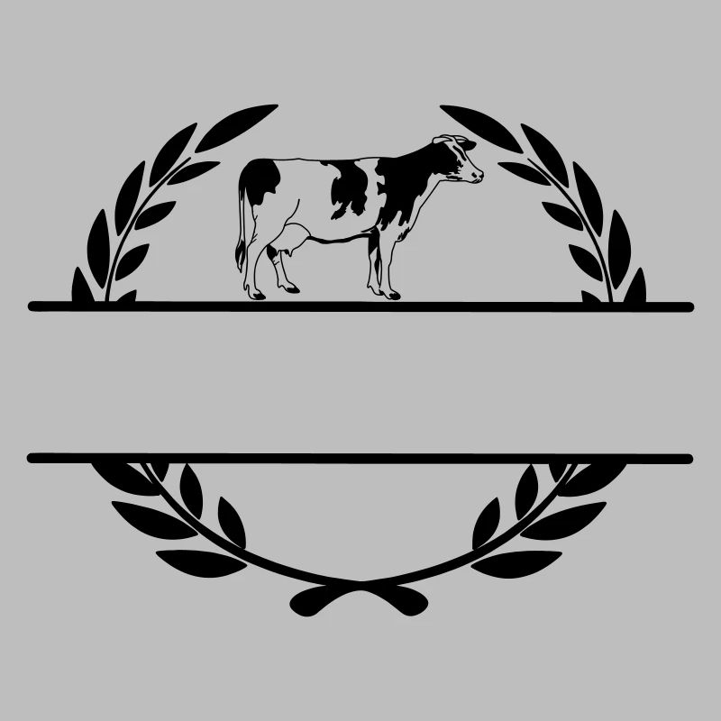 Dairy cow monogram