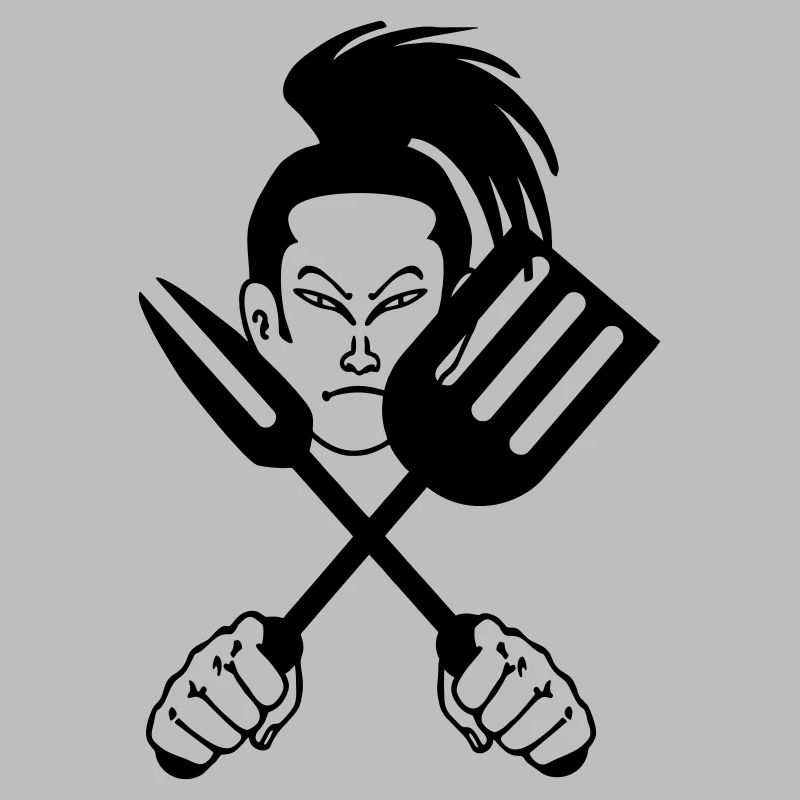 Cuisinier samouraï japonais