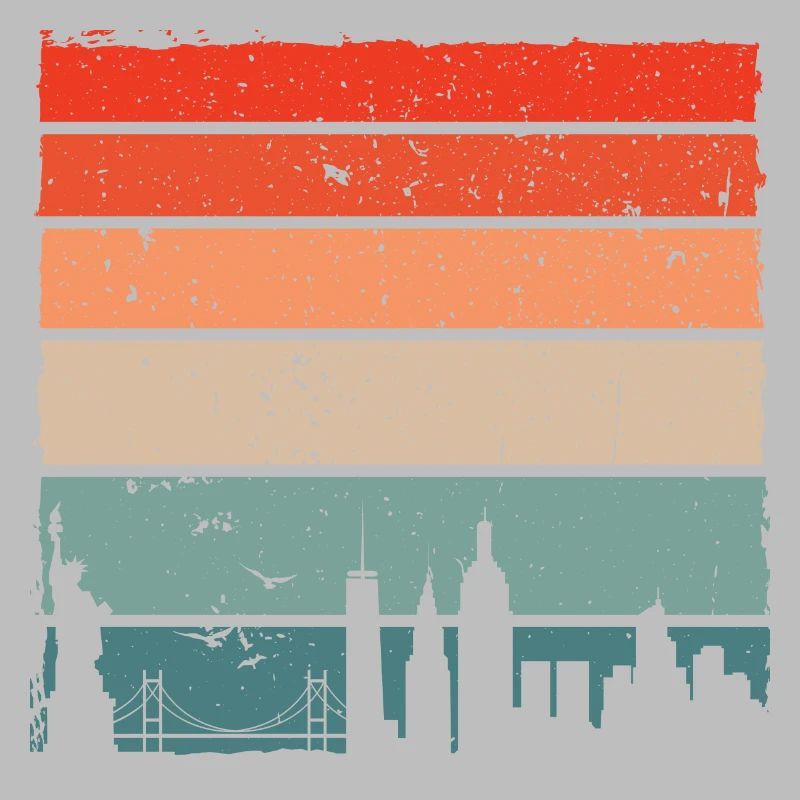 Sunset Skyline Gradient