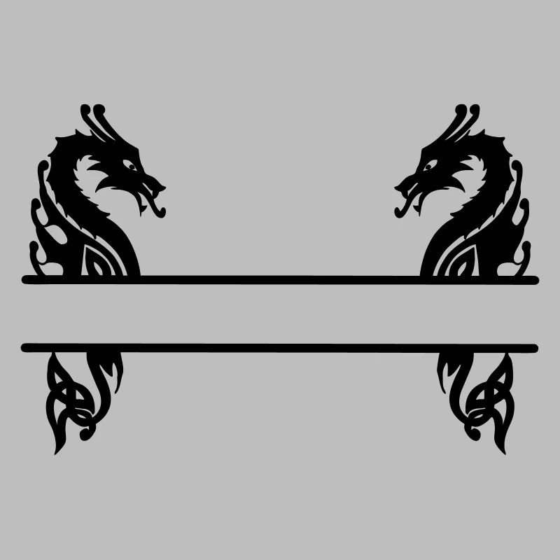 Wikinger zwei Drachen