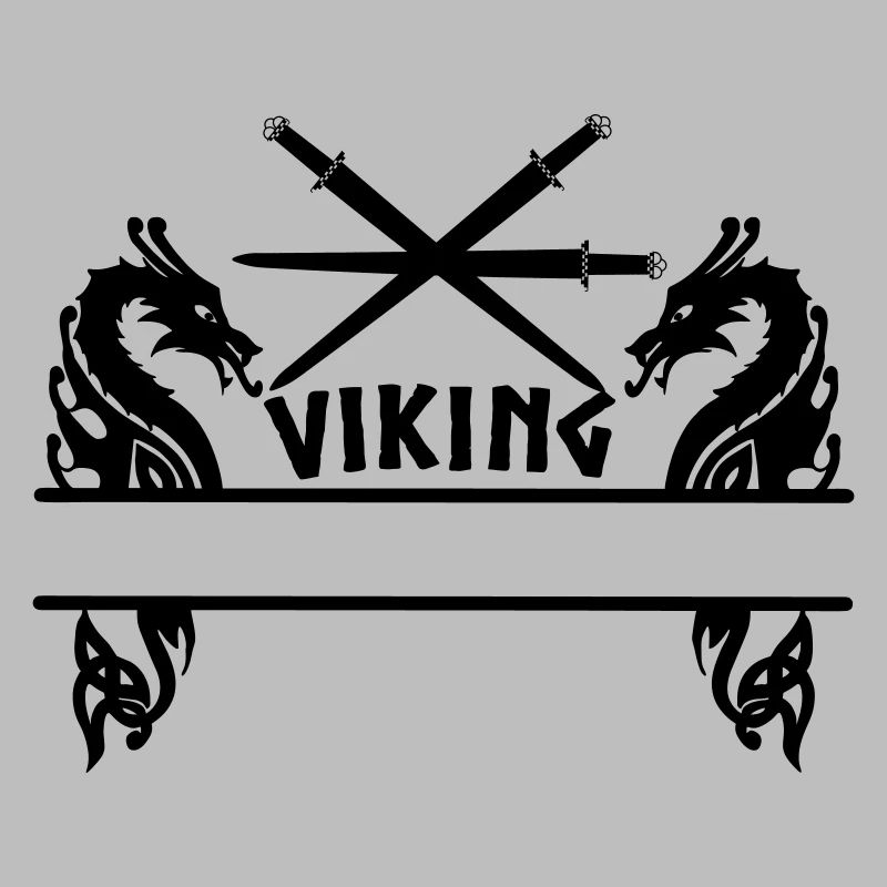 Wikinger Drei Schwerter Zwei Drachen Wikinger