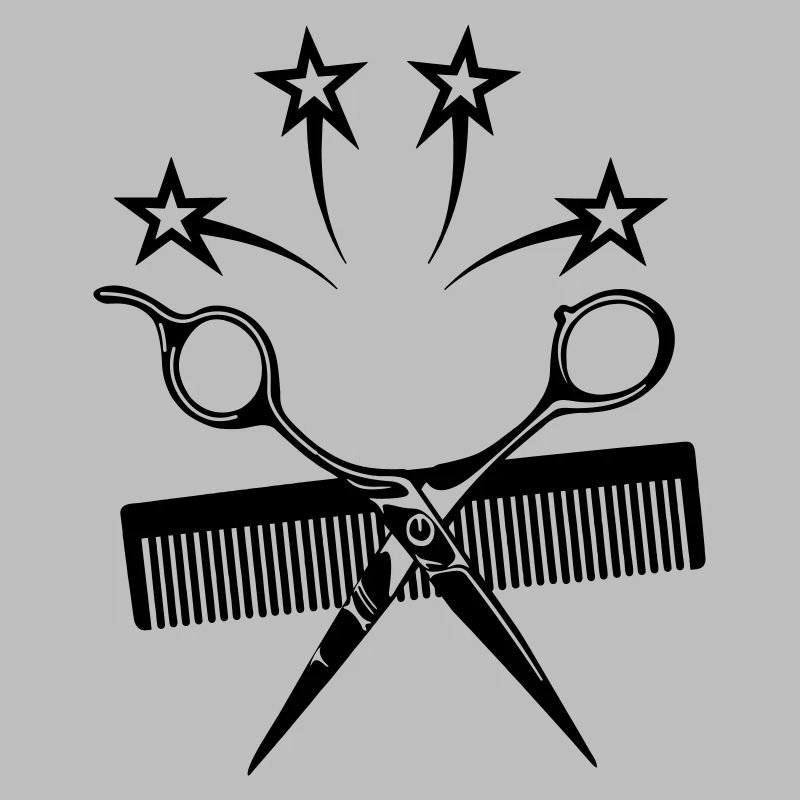 Sternschere Kamm Friseur