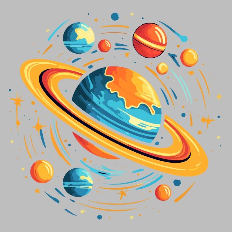 Space Galaxy Planets