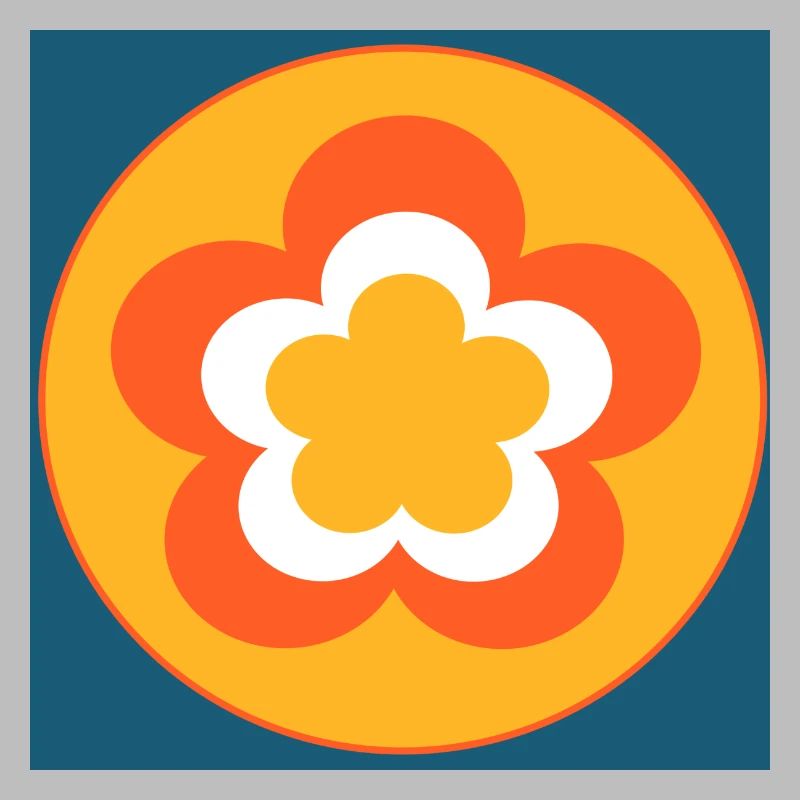 70s Flower Pattern