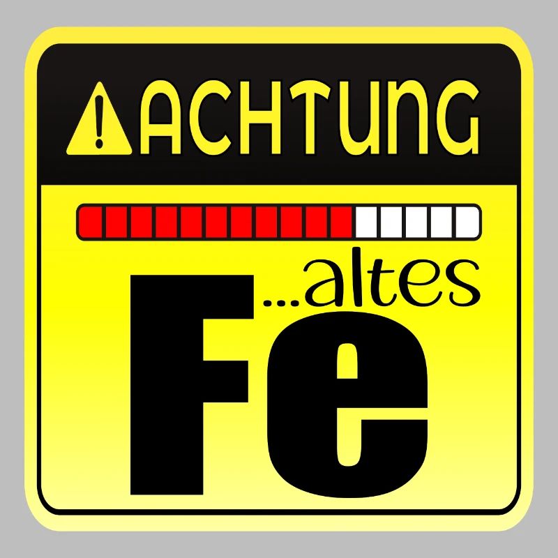 Geburtstagsgeschenk - Eisen Chemische Elemente