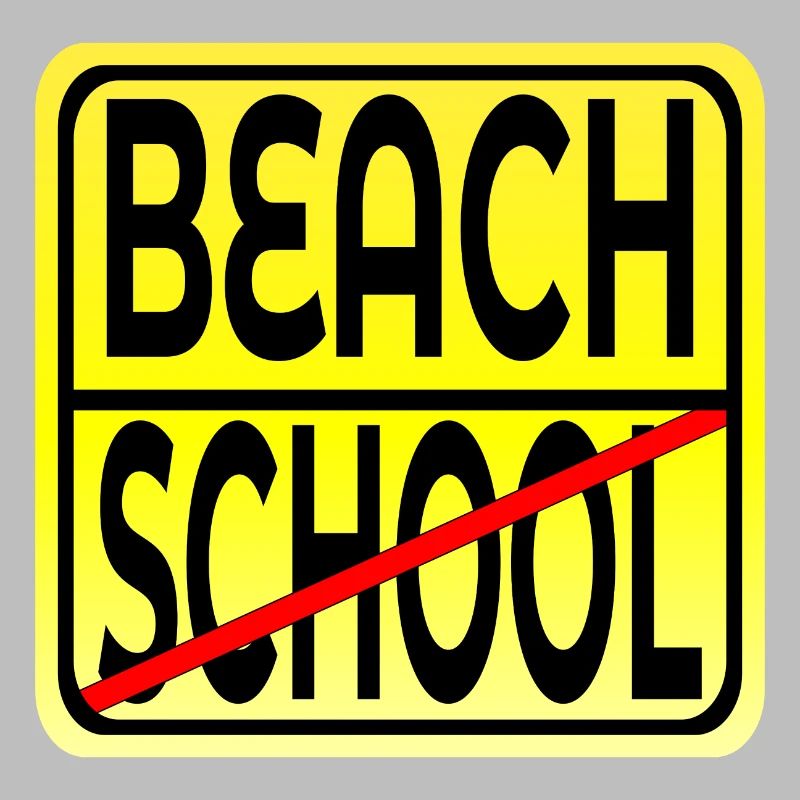SCHOOL END SUMMER BEACH VACATION HOLIDAY