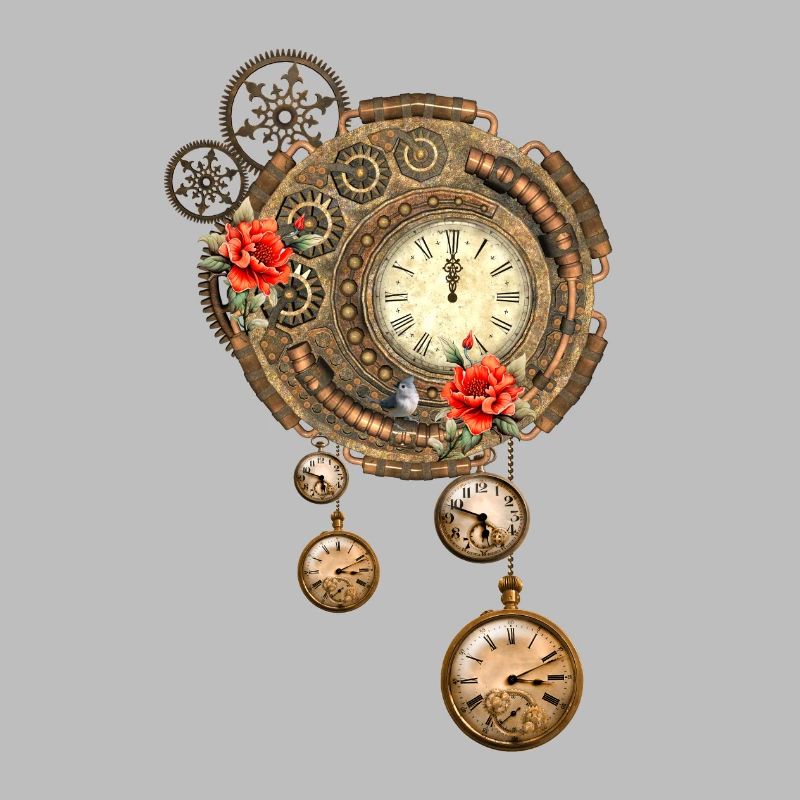 Wunderbare Steampunk-Uhr