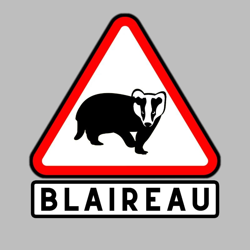 Blaireau Triangle Avertissement