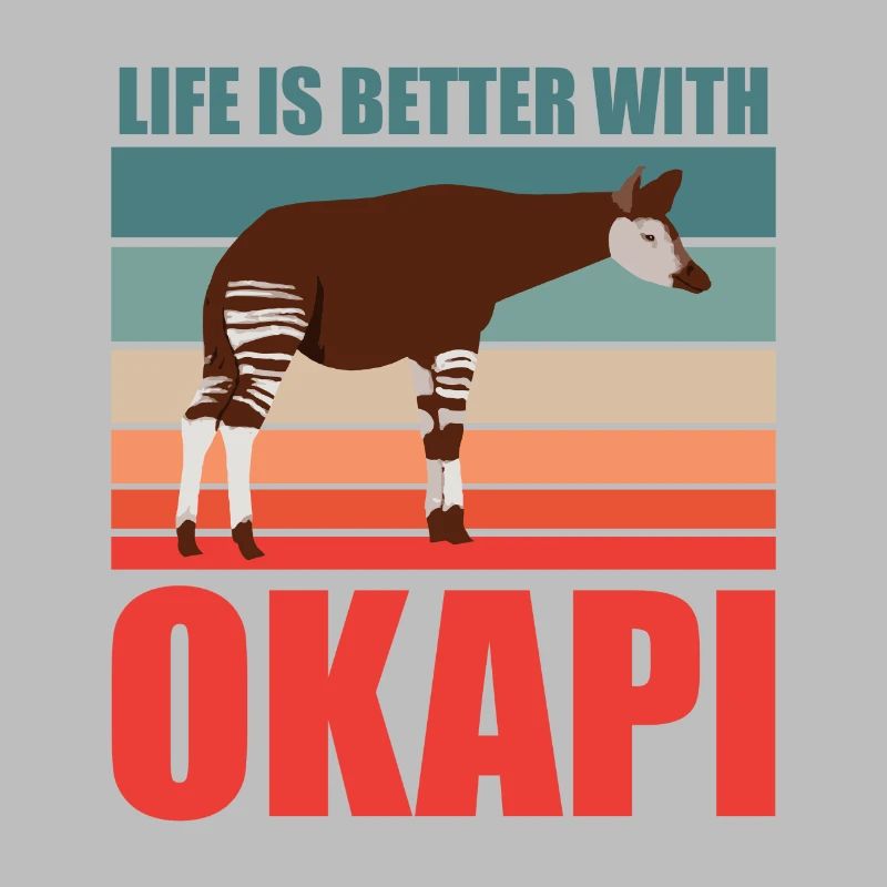 Okapi en harmonie avec la nature