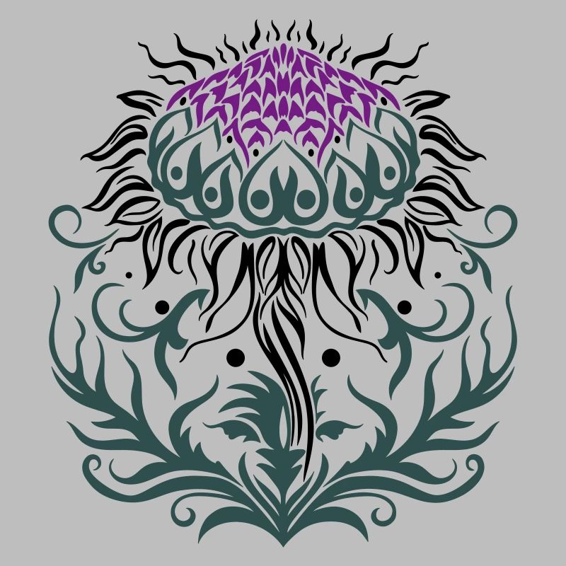 Distel lila Thistle