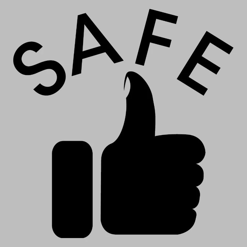 safe daumen Symbol läuft super Icon Illustration