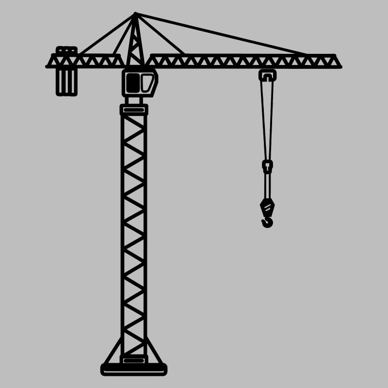 Construction crane for crane operator