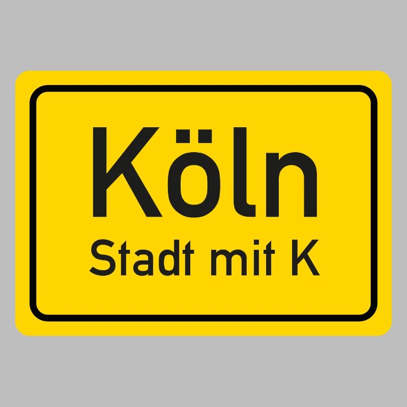 Kölner Ortsschild Deutschland