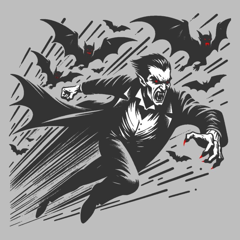 Vampire Bat Monstre Comte Effrayant