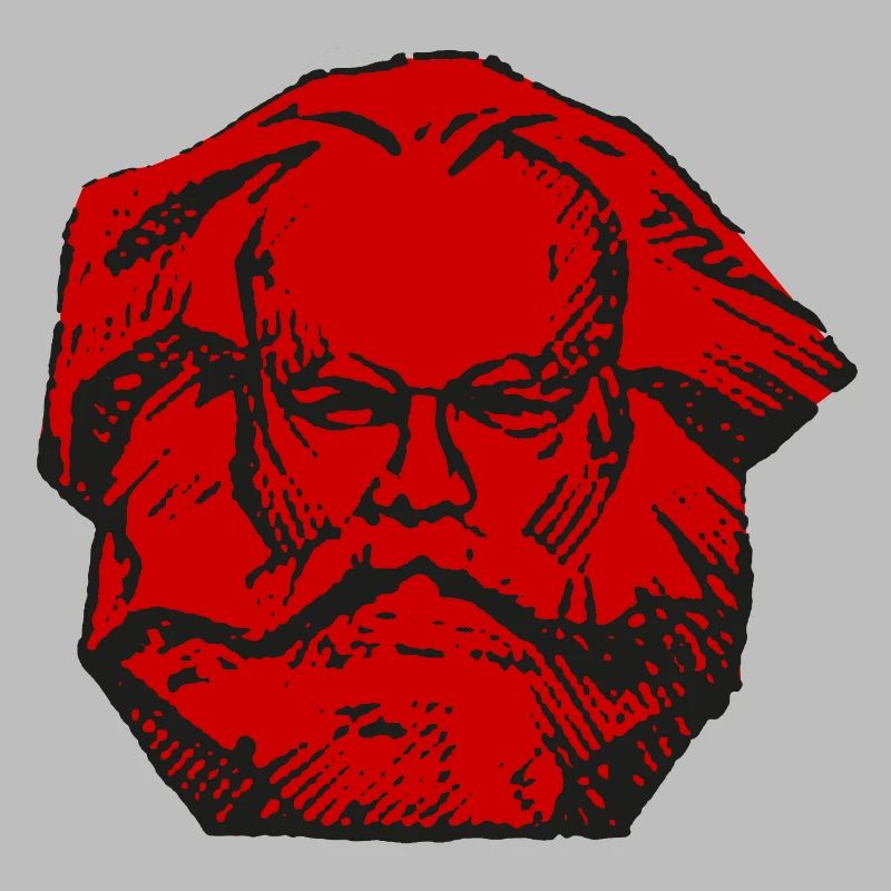 Karl Marx rouge communisme marxisme pull copie