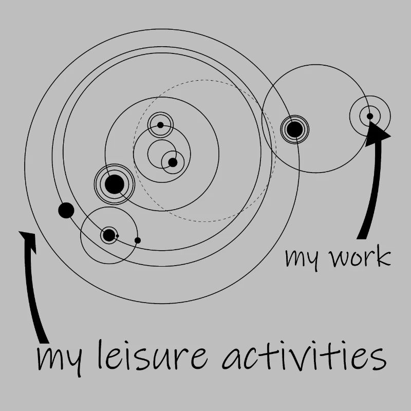 Cercles de vie et de travail (noir)