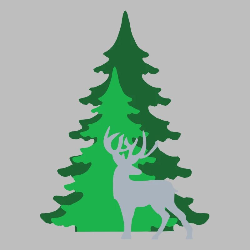 CHEVREUIL DANS LA FORÊT