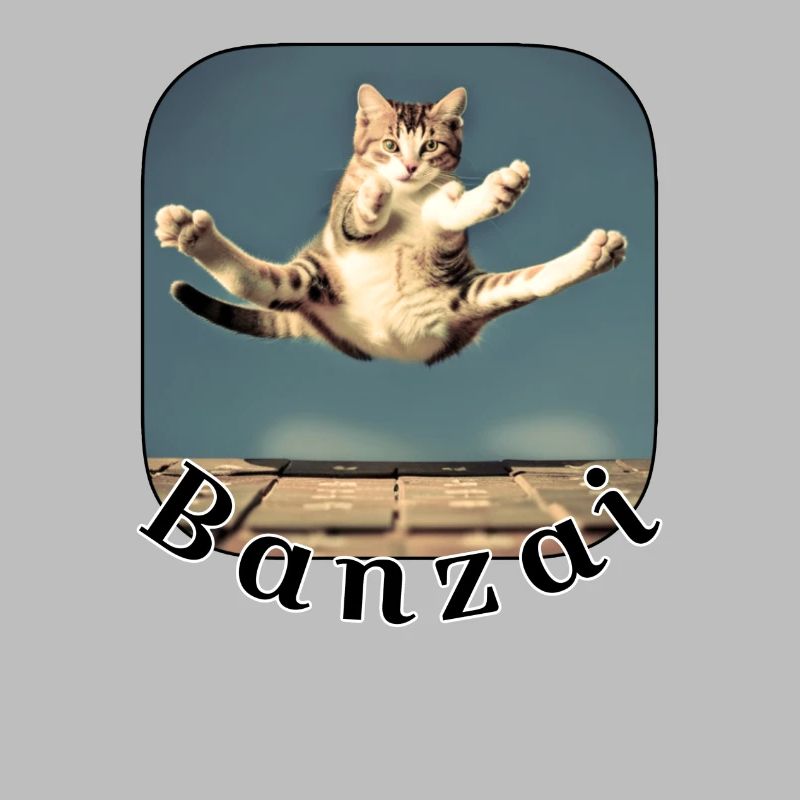 Chat sauteur sur le clavier