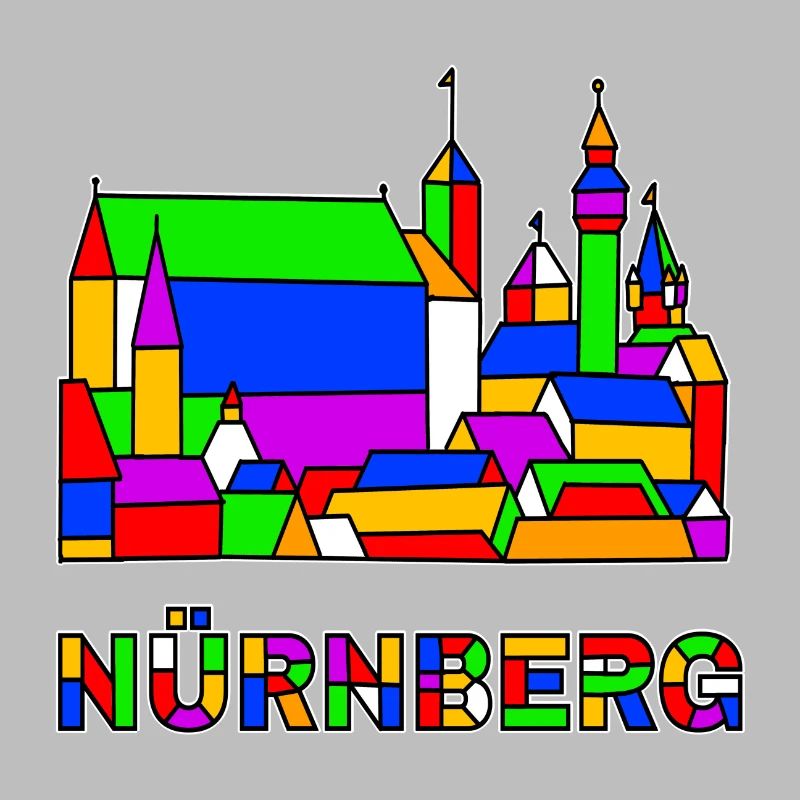 Nuremberg - Château - Pop-Art