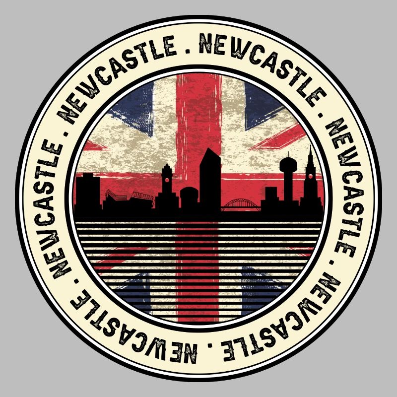 Newcastle Union Flag Skyline Patch
