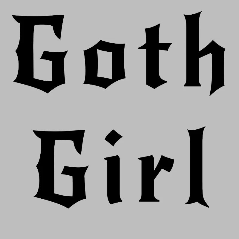 Gothic Mädchen schwarz