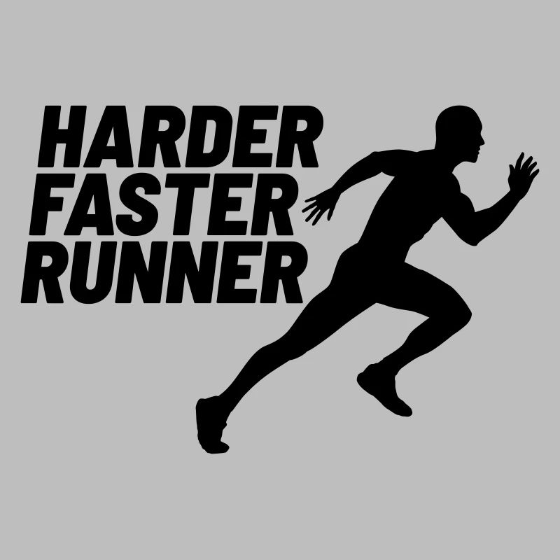 coureur plus dur et plus rapide