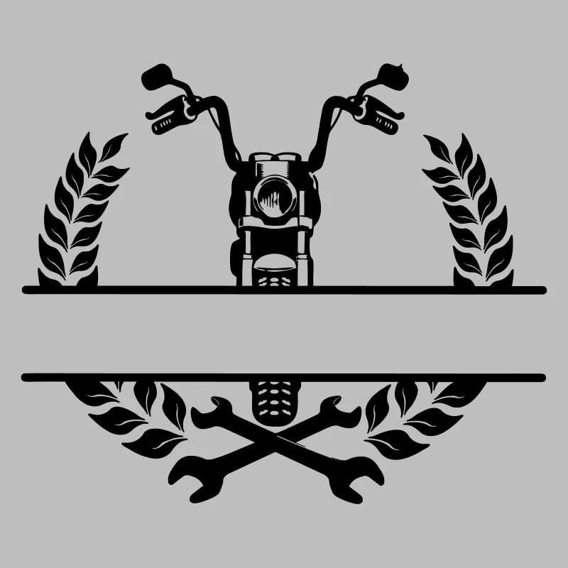 Motorradmechaniker- oder Werkstattlogo