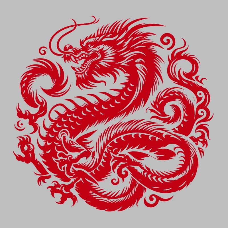 Chinesisches Drachen-Tattoo