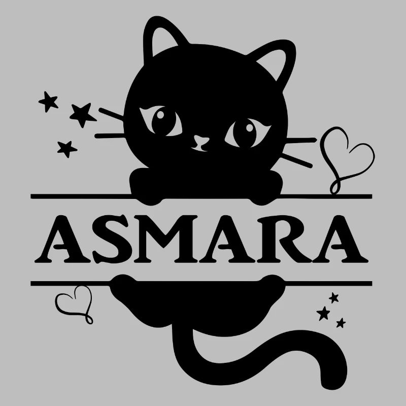 Asmara T-Shirt Katze Geschenkidee Katze