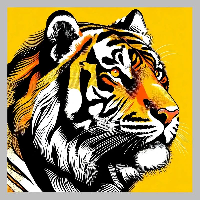 Tiger Pop Art
