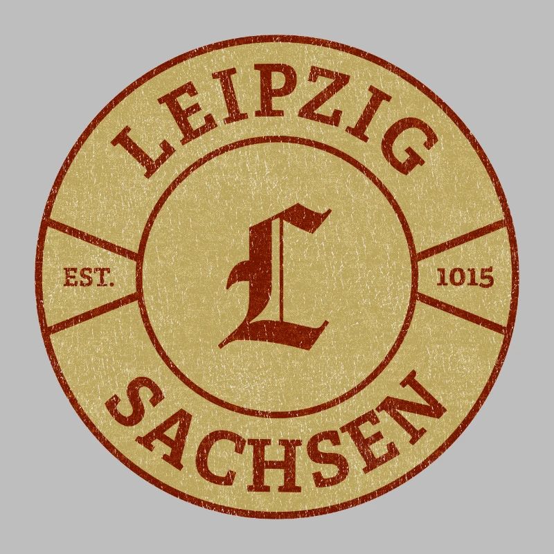 Emblème Saxon de Leipzig Vintage
