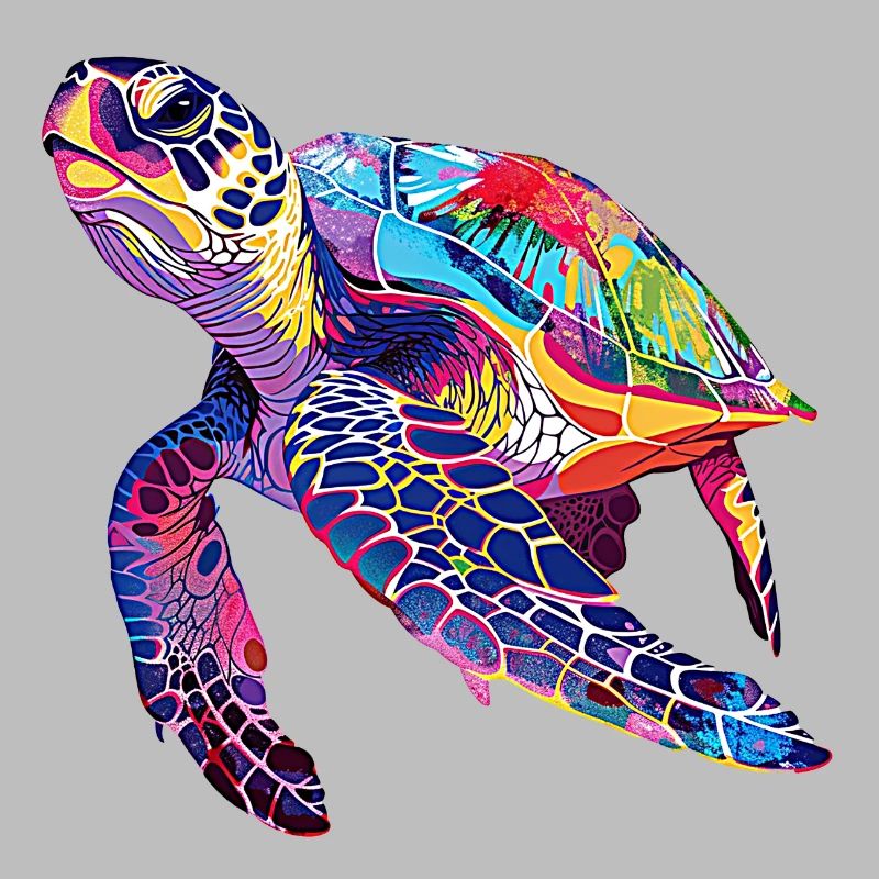 Tortue arc-en-ciel