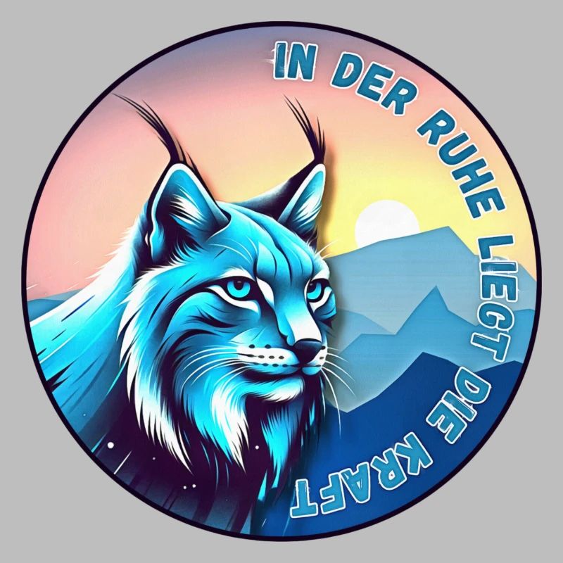 Luchs bei Sonnenuntergang – Ruhe und Kraft