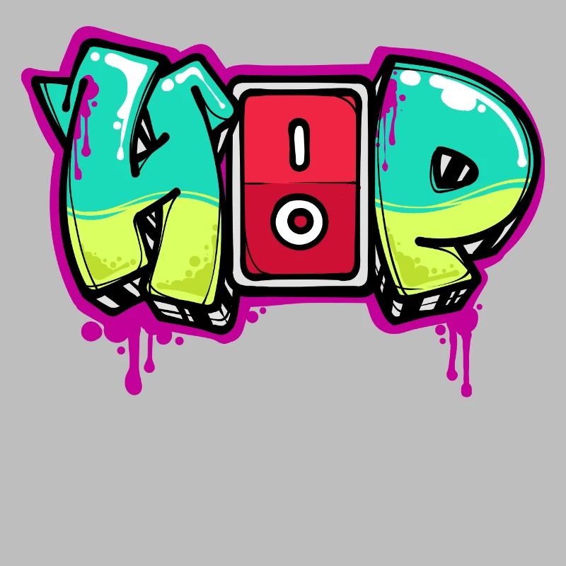 Strassenkunst Graffiti Spraydose Kunst Spruch
