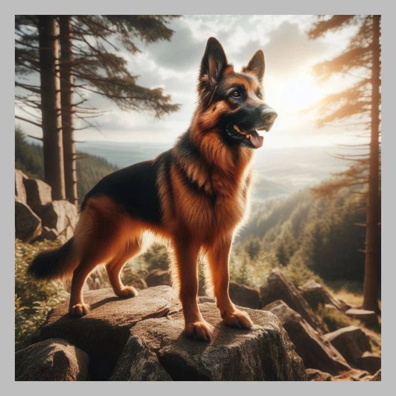 German Shepherd Art