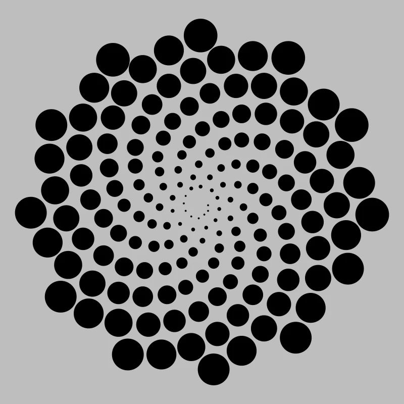 Spirale de point de tourbillon