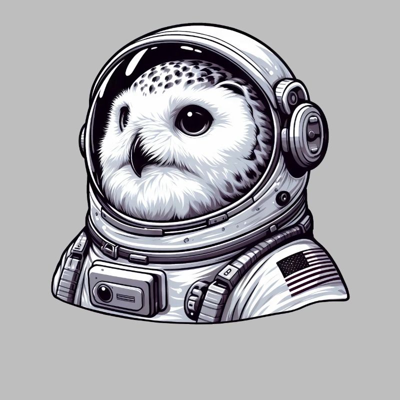 Harfang des neiges astronaute aventure spatiale