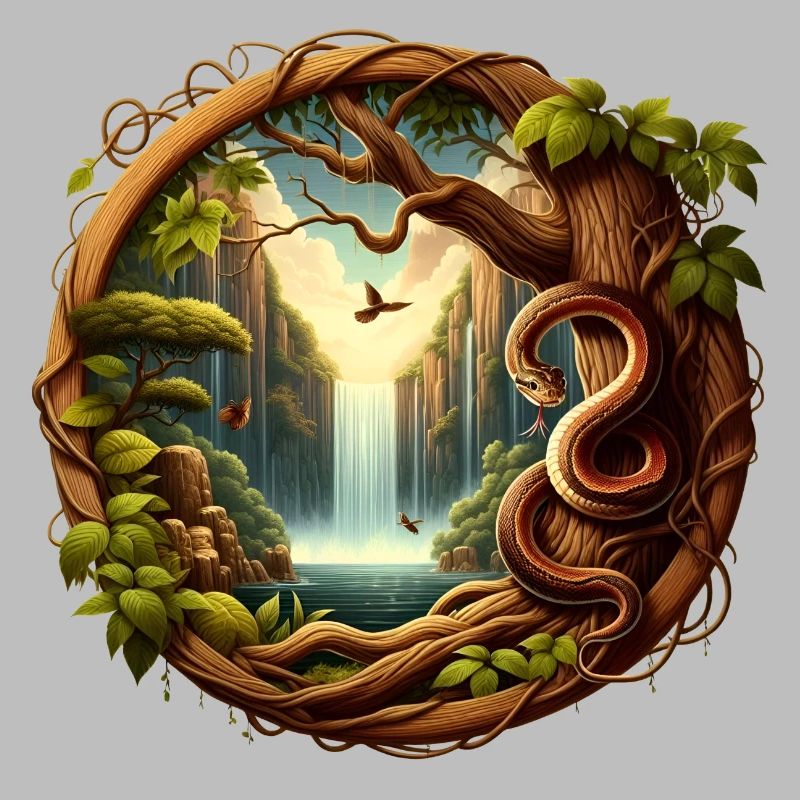 Queue in front of waterfall 1