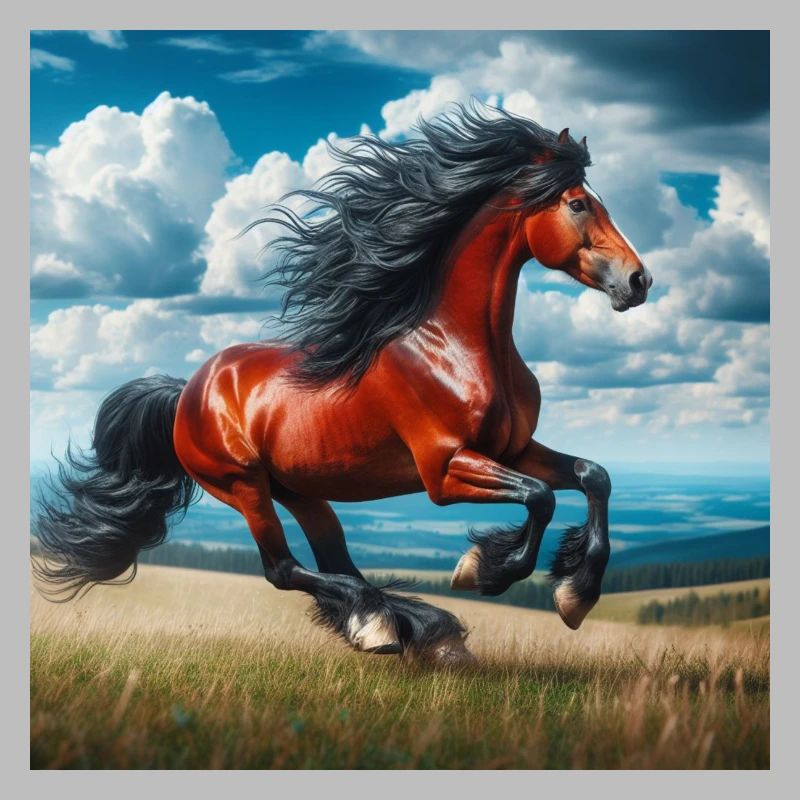 Galloping horse