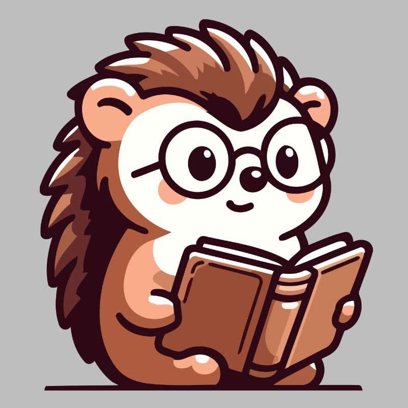 Bookish Hedgehog: The Tiny Scholar
