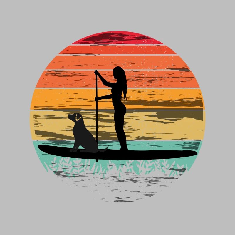 Paddleboard avec chien - Tee paddleboard