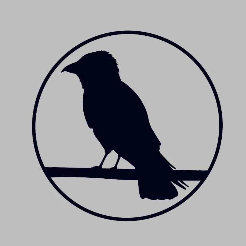 Crow on a branch