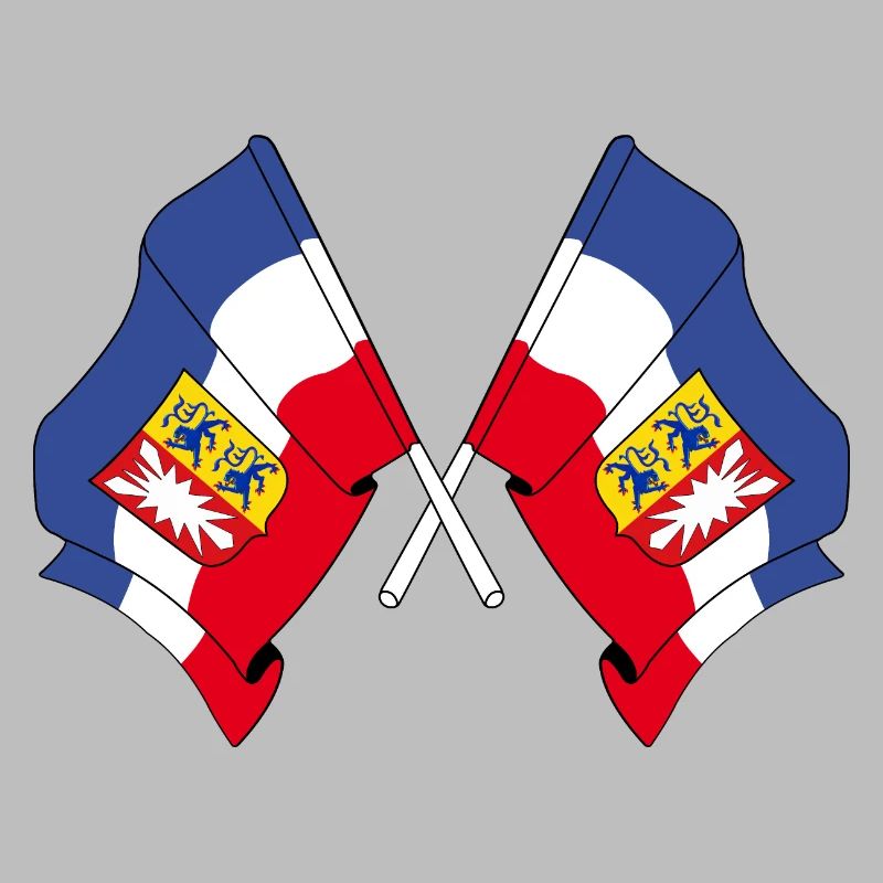 Two flags Schleswig Holstein