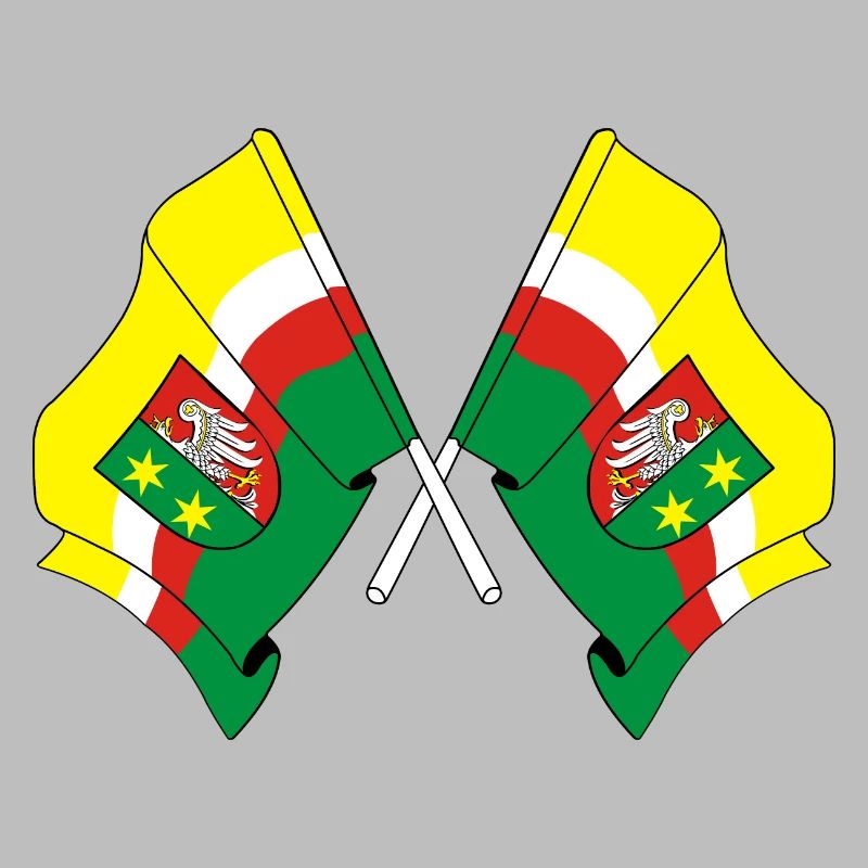 Two flags Lubusz