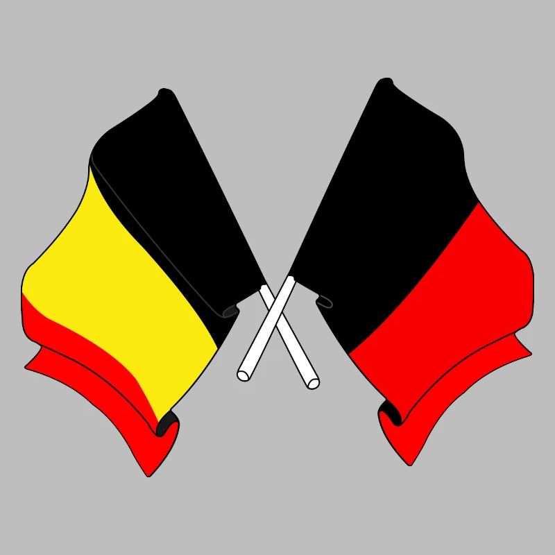 Drapeau de la Belgique et drapeau de Namur