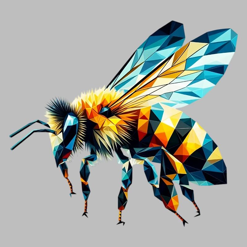 Polygonale Biene