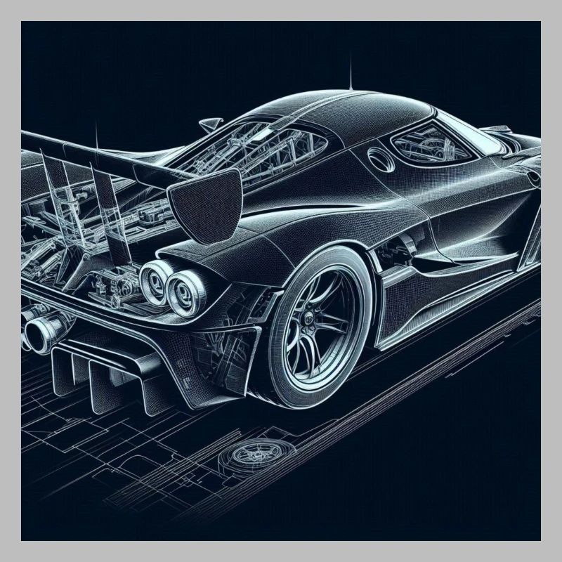 Blueprint Racing Car Vision