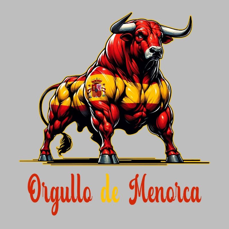 Der Stolz Menorca Flagge Design