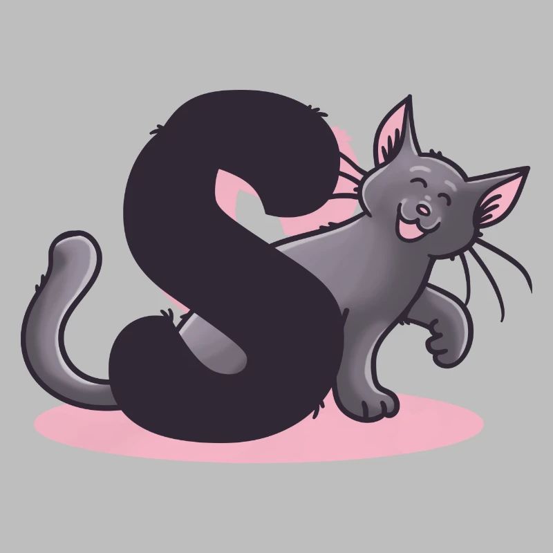 Lettre S Cat